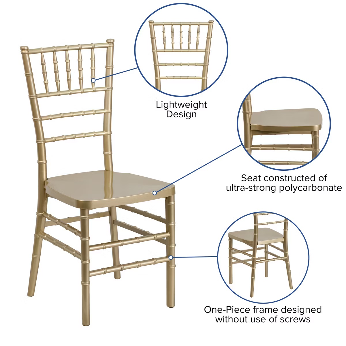 Gold Chiavari Chair